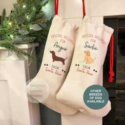 Personalised Christmas Dog Stocking - Stockings Gifts Pet - thumbnail 1