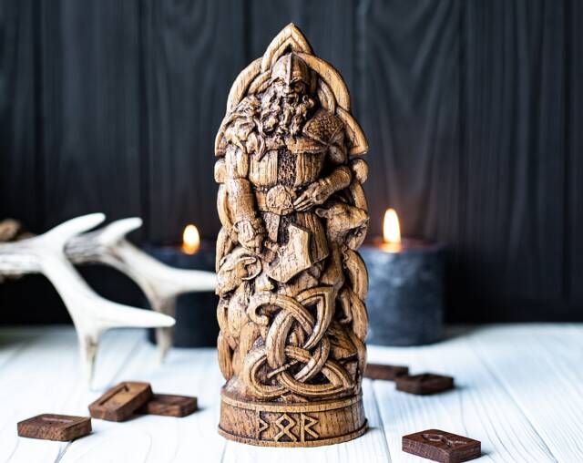 Thor, Thor God, Norse Pantheon, Viking Pagan Asatru Heathen God & Goddess Scandinavian Gods Altar Mythology - image 1
