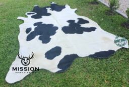 Large Cowhide Rug Peau De Vache Cow Hide Fur - thumbnail 1