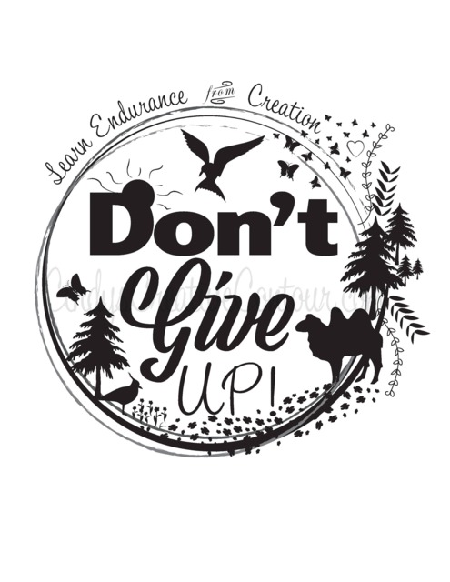 Don't Give Up Printable Wall Art, Jw Pioneer Gift - Digital Download
