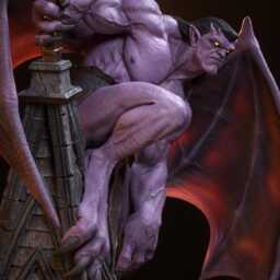Guardian Gargoyle - Stone Winged Gothic Creature Goliath Resin Figure 16K - thumbnail 4