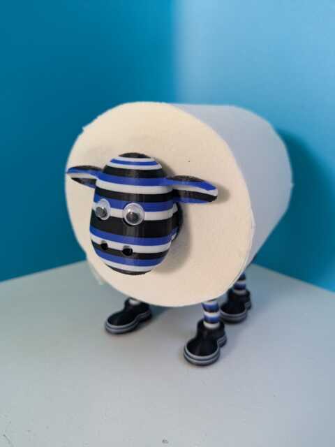 Bath Rugby Union Supersheep Spare Toilet Roll Holder - image 1