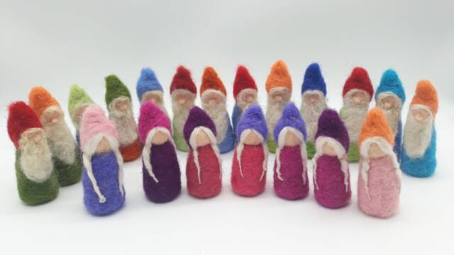 Felted Gnome, Halloween, Christmas , Imp, Seasonal Decoration - image 1