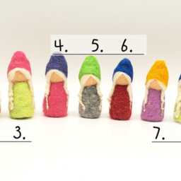 Felted Gnome, Halloween, Christmas , Imp, Seasonal Decoration - thumbnail 3