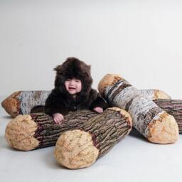 Long Cottonwood Tree Log Bolster Pillow - Phone Number Must Be Included For Purchase - thumbnail 3