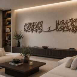 3D Ayat Kareema Islamic Wall Art, Arabic Calligraphy, Modern Decor, Eid Gift - thumbnail 3