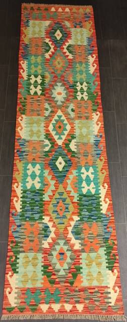 Handmade Kilim Runner 291x79 cm - image 1