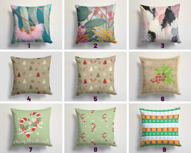 Christmas Home Decoration/Merry Cushion Cover/Pine Tree Pillow Case/Bedroom Textile/Christmas Winter Style/Gift For Her - image 1