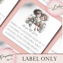 Personalised Best Friend Scented Candle, Besties Birthday Gift, Friends Christmas Funny Gifts For Her, Friendship - thumbnail 2