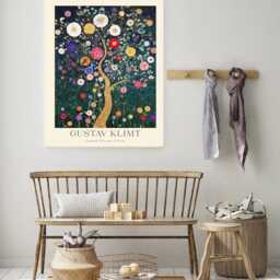 Gustav Klimt Print, Tree Garden Poster, Flowers, Floral Wall Decor, Gift Idea, Art Decor - thumbnail 2
