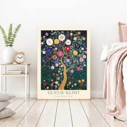 Gustav Klimt Print, Tree Garden Poster, Flowers, Floral Wall Decor, Gift Idea, Art Decor - thumbnail 3