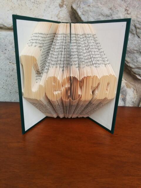 Learn - Folded Book Art Fully Customizable, Teacher Gift, Student Gift - image 1