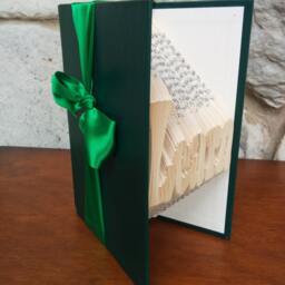 Learn - Folded Book Art Fully Customizable, Teacher Gift, Student Gift - thumbnail 4