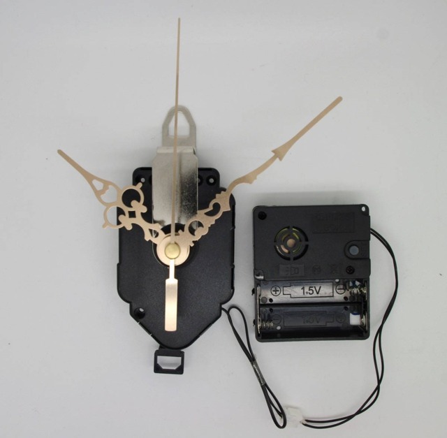 Diy Pendulum Clock Mechanism + Chime Gold-style Hands 6.8/9.8cm - image 1