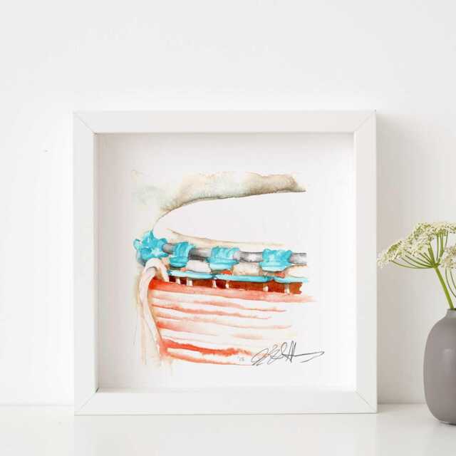 Djembe Drum Watercolor Art Print West African Music - image 1