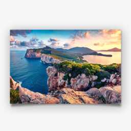 Sardinia Italy Photography Print, Mediterranean Coastal Wall Art Poster, Seaside Travel Decor - thumbnail 3