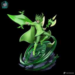 The Wind-Crowned Prodigy - Anime Mage Grimoire Spellcaster Yuno Resin Figure 16K - thumbnail 4