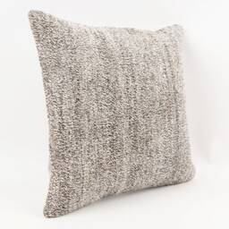 Vintage Turkish Kilim Pillow Cover Handwoven Wool, 18x18 - thumbnail 3