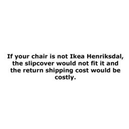 Henriksdal Slipcover F06 Ikea Henriksdal Chair Dining Slipcover Bar Stool Cover Barstool - thumbnail 4