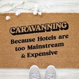 Caravan Doormat Perzonalized Doormat -Customized Outdoor Rug -Housewarming Gift -Caravan Gift -Mobile Home - thumbnail 3