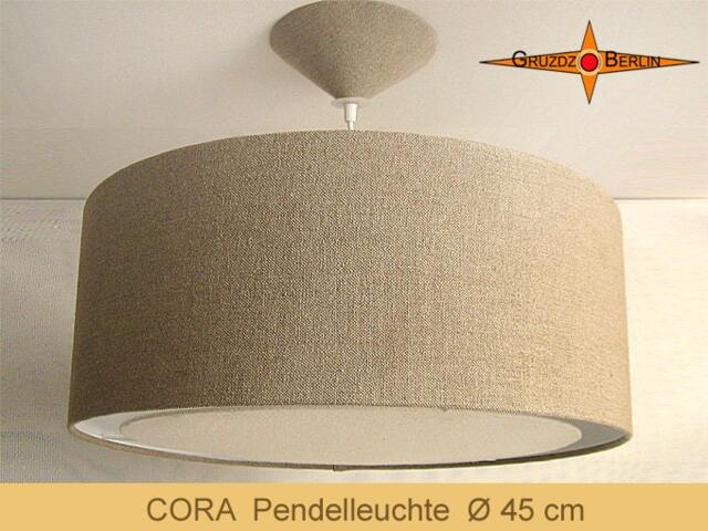Linen Hanging Lamp Cora ??45 cm Pendant With Diffuser - image 1