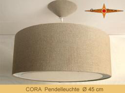 Linen Hanging Lamp Cora ??45 cm Pendant With Diffuser - thumbnail 1