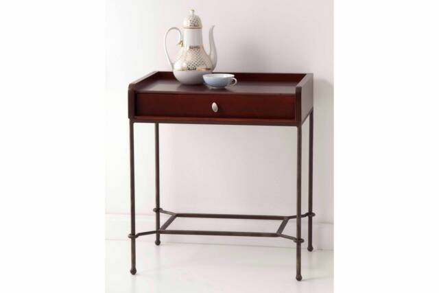 Modern Mid Century Nightstand - Minimalist Bedside Table With Metal Legs - image 1