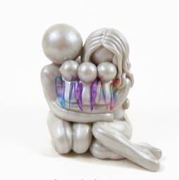 Triplet Loss Memorial Figurine Handmade Baby Angel Keepsake - thumbnail 1