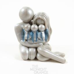 Triplet Loss Memorial Figurine Handmade Baby Angel Keepsake - thumbnail 2