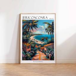Jericoacoara Brazil Travel Poster Beach & Dunes Art Print - thumbnail 3