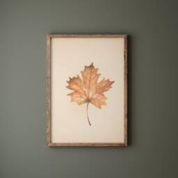 Maple Leaf Print, Printable Fall Decor, Warm Tones Poster, Botanical Wall Art, Autumn Foliage Canvas, Rustic Farmhouse Housewarming - thumbnail 2