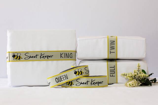 Sheet Keeper Bands - Set Of 2 - Linen Closet Organizer - image 1