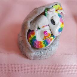 Rainbow Baby Dragon - Trinket Jar - thumbnail 2