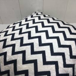 Handwoven Silk Ikat Pillow Cover, 24x24 Decorative Cushion - thumbnail 4