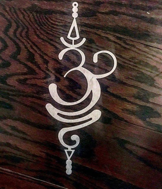 Om Symbol, Change Aum, Om, Metal Wall Art, Wall Decor, Religious Symbols, Hanging, Yoga Art, Yoga Studio - image 1
