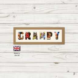 Grampy Photo Frame Word Name Special Gift Father's Day 1251-Cc By Photos in A Word - thumbnail 1