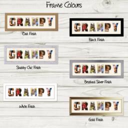 Grampy Photo Frame Word Name Special Gift Father's Day 1251-Cc By Photos in A Word - thumbnail 3