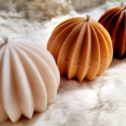 Autumn Scented Soy Wax Candle Round Decorative Candle - thumbnail 2