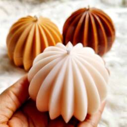 Autumn Scented Soy Wax Candle Round Decorative Candle - thumbnail 3