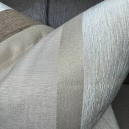 Art Of The Loom Cushion Cover, Beige - Gold, Decorative Pillow 22 - thumbnail 3