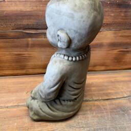 Stone Garden Large Zen Baby Monk Buddha Ornament Statue - thumbnail 4