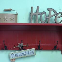Red Coat Rack Shelf 30 - thumbnail 3