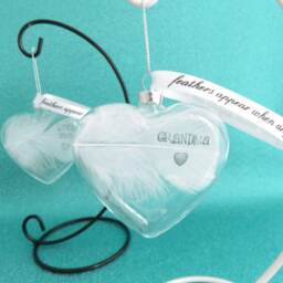 Bauble/Jewellery Display Stand. Metal Ornate Ornament Trinket Holder. White Half Moon Swirl Hanger - thumbnail 3