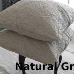 Linen Pillow Case Softened Linen Bedding Pre Washed Pillowcase Queen King Sizes Body Cover Super Soft Standard - thumbnail 3