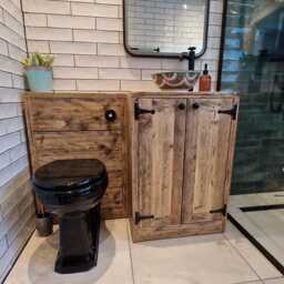 York Combination - Handmade Reclaimed Timber Bathroom Furniture - thumbnail 3