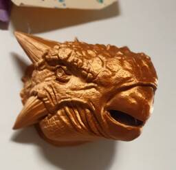 Ankylosaurus Head - Dinosaur Wall Art 3D Printed - thumbnail 1