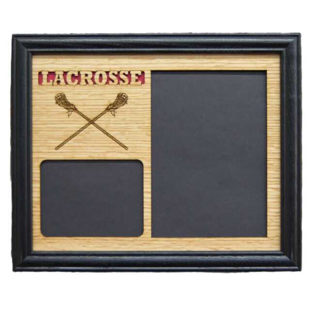 Lacrosse Photo Frame - 8x10 Holds 5x7 & 3x4 Photos - image 1