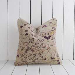 16x16 Vintage Turkish Kilim Pillow Bohemian Cushion Cover