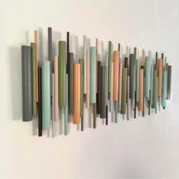 Wood Wall Sculpture, Earth Tones, Neutral Decor, Modern Statement Art - thumbnail 2