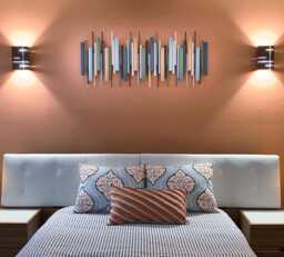 Wood Wall Sculpture, Earth Tones, Neutral Decor, Modern Statement Art - thumbnail 1